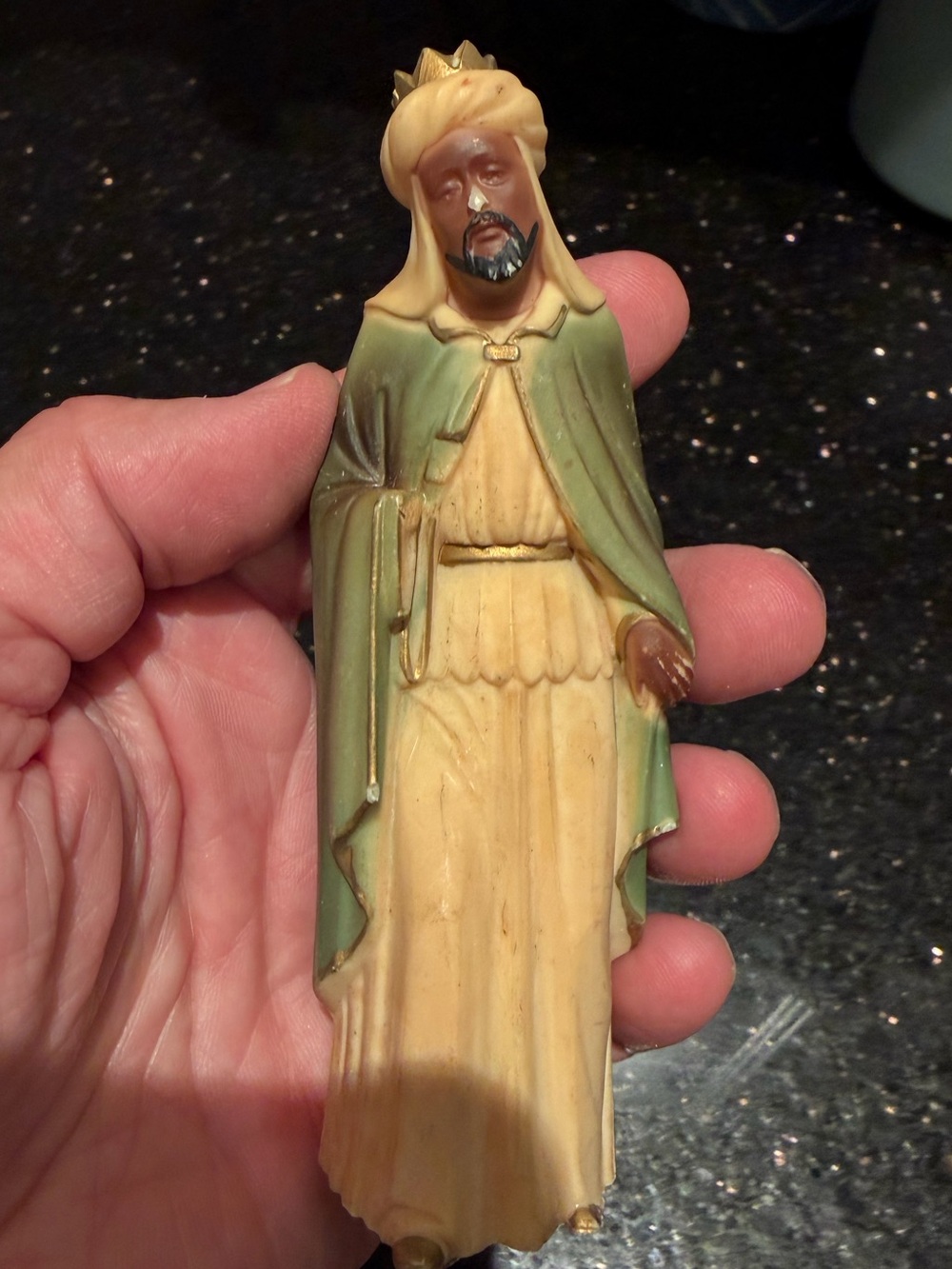 Vintage Nativity Wise Man - Hong Kong
